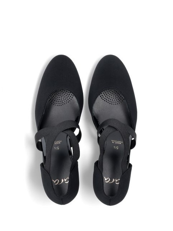 Extravagante Pumps mit Kreuzbandagen von ARA Shoes - 1233439_69 black_4